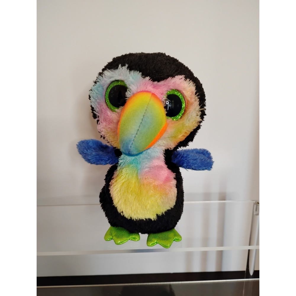 Ty‎ Beanie Boos Beaks the Toucan Bird 6-inch Stuffed Plush Toy